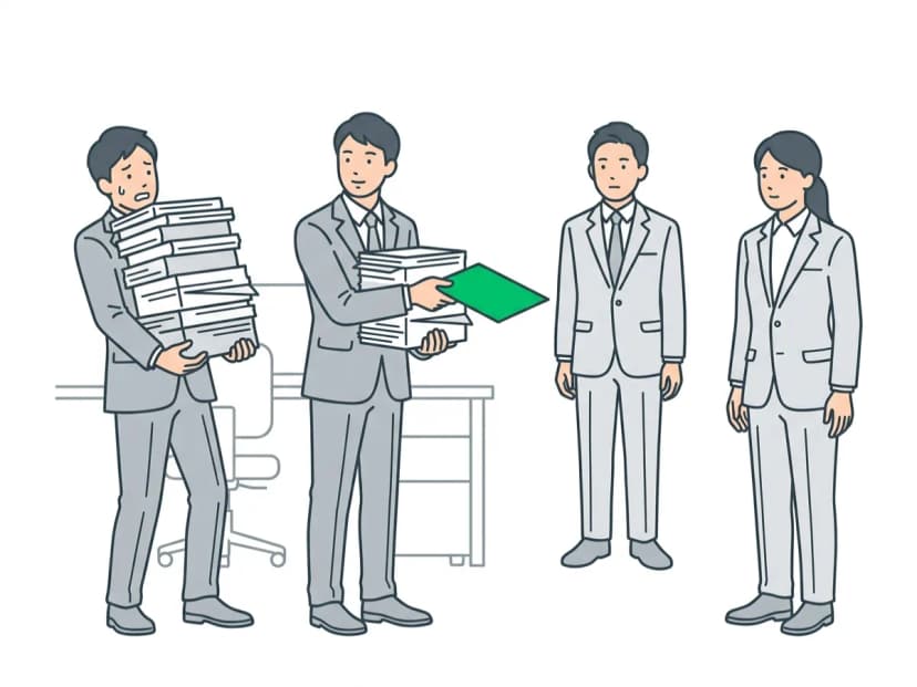 アサインが担当者の勘に頼っている