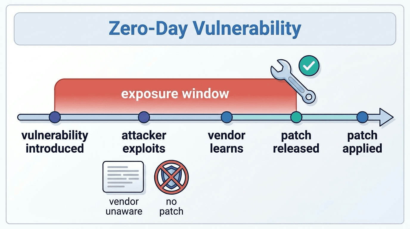 ช่องโหว่แบบซีโร่เดย์ (Zero-Day Vulnerability)