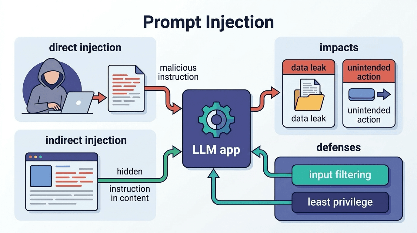 การฉีดพรอมต์ (Prompt Injection)